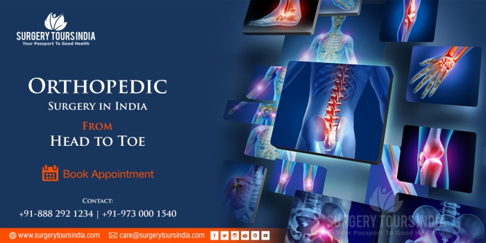 orthopedics surgery cost in India